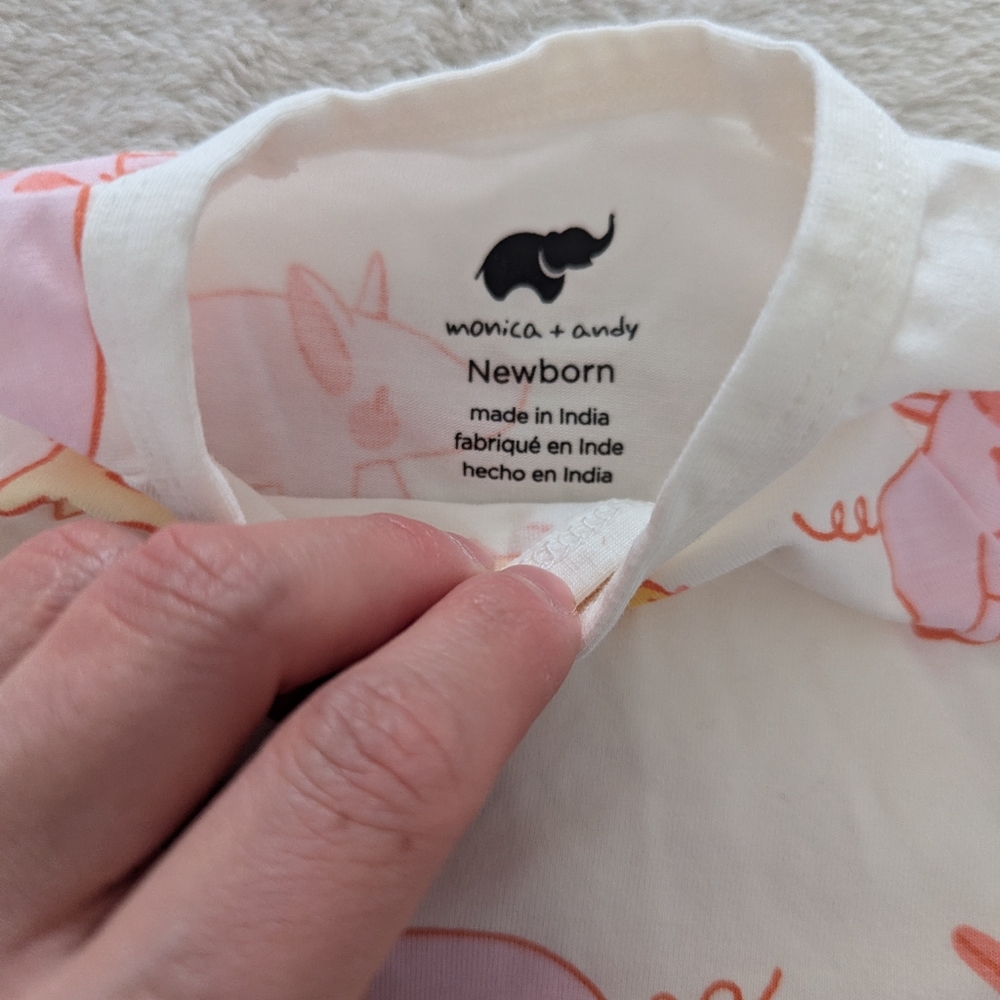 NWOT Monica And Andy Kimono Top + Shorts, Newborn - Picture 2 of 3